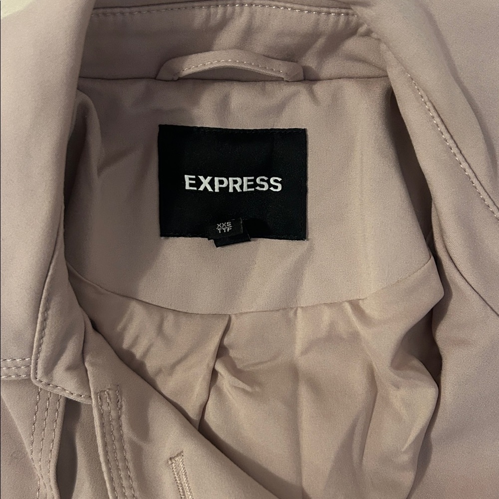 Express Classic Double Breasted Trench Coat light pink - Picture 6 of 10